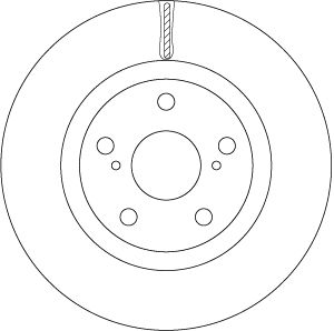 Тормозной диск TRW DF6675