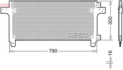 Конденсатор, кондиционер DENSO DCN99063