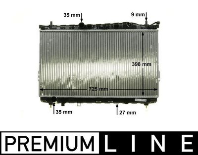 Radiators, Motora dzesēšanas sistēma MAHLE CR 1295 000P