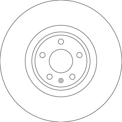 Тормозной диск TRW DF6729S
