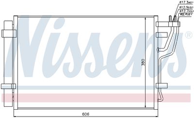 Конденсатор, кондиционер NISSENS 94981