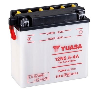 Startera akumulatoru baterija YUASA 12N5.5-4A