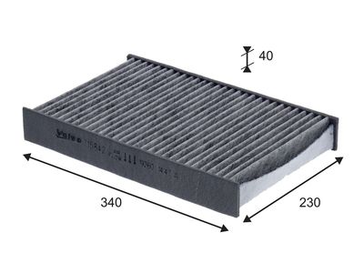 Filtrs, Salona telpas gaiss VALEO 715842