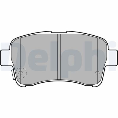 Bremžu uzliku kompl., Disku bremzes DELPHI LP2205