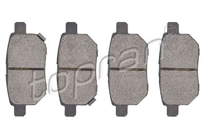 Bremžu uzliku kompl., Disku bremzes TOPRAN 600 595