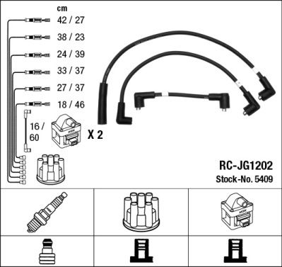 Комплект проводов зажигания NGK 5409