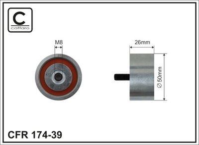 Parazīt-/Vadrullītis, Ķīļrievu siksna CAFFARO 174-39