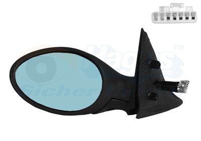 Ārējais atpakaļskata spogulis VAN WEZEL 0156807