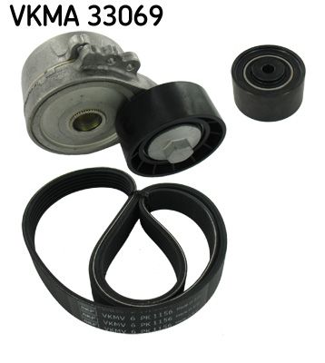 Поликлиновой ременный комплект SKF VKMA 33069