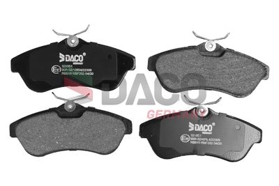 Комплект тормозных колодок, дисковый тормоз DACO 321951