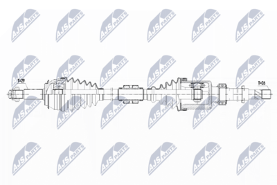 Piedziņas vārpsta NTY NPW-NS-074