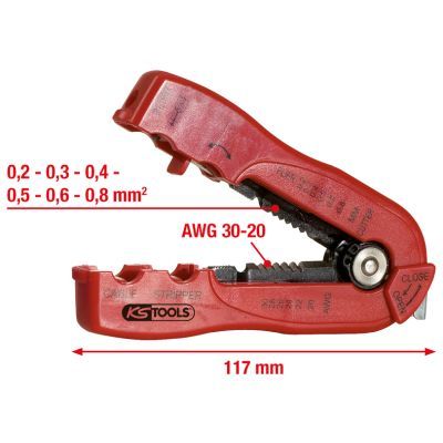 Izolācijas noņemšanas instruments KS TOOLS 115.1251