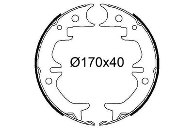 Комплект тормозных колодок VALEO 564326