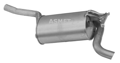Глушитель выхлопных газов конечный ASMET 01.020
