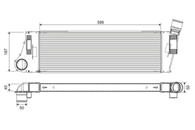 Интеркулер VALEO 818727