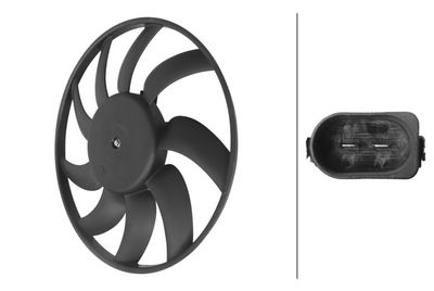 Вентилятор, охлаждение двигателя HELLA 8EW 366 420-271