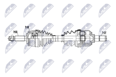 Приводной вал NTY NPW-HY-658