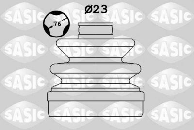 Комплект пыльника, приводной вал SASIC 1906133