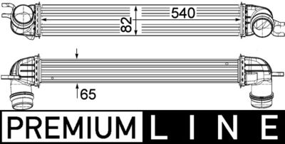 Интеркулер MAHLE CI 375 000P