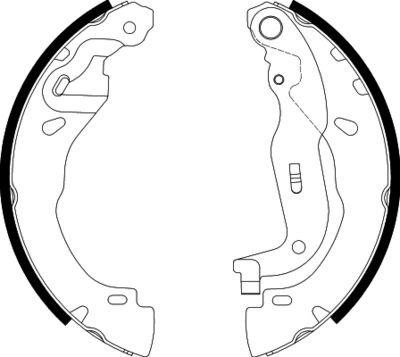 Bremžu loku komplekts TEXTAR 91088500