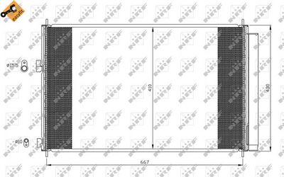 Конденсатор, кондиционер NRF 35641
