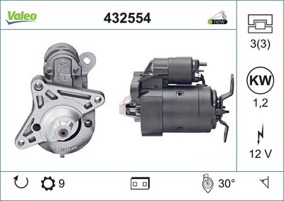 Starteris VALEO 432554