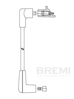 Провод зажигания BREMI 468/47