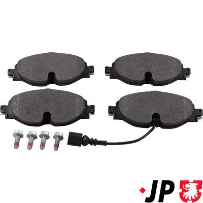 Комплект тормозных колодок, дисковый тормоз JP GROUP 1163613910
