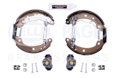 Bremžu loku komplekts HELLA PAGID 8DB 355 004-381