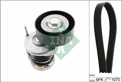 Поликлиновой ременный комплект Schaeffler INA 529 0475 10
