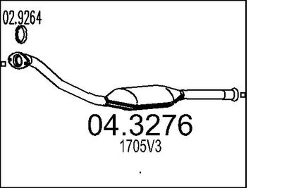 Катализатор MTS 04.3276