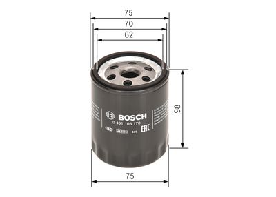 Масляный фильтр BOSCH 0451103170
