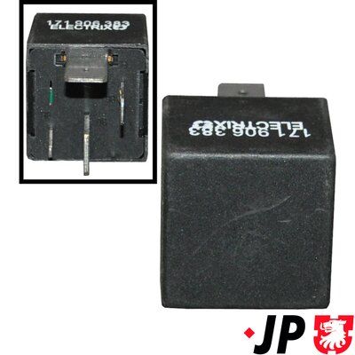 Реле, предпусковой подогрев впускной трубы JP GROUP 1199205800