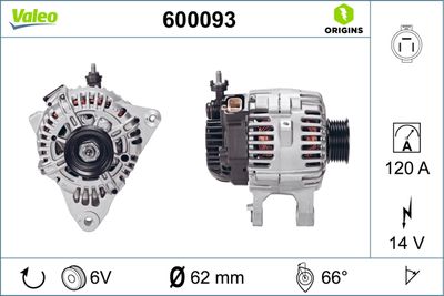 Генератор VALEO 600093