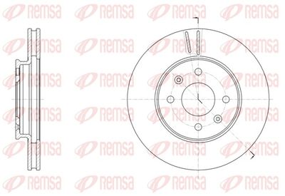 Тормозной диск REMSA 61784.10