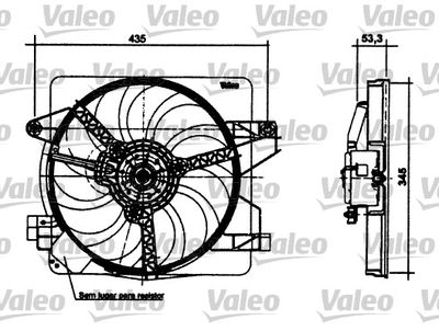 Ventilators, Motora dzesēšanas sistēma VALEO 698496