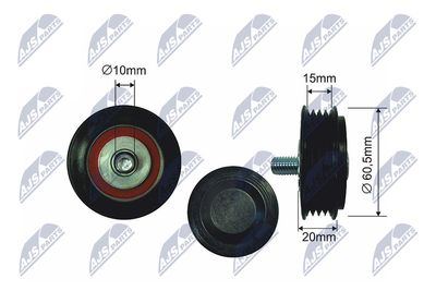 Spriegotājrullītis, Ķīļrievu siksna NTY RNK-AU-006