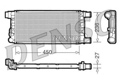 Radiators, Motora dzesēšanas sistēma DENSO DRM09041