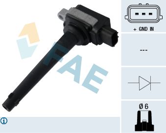 Aizdedzes spole FAE 80288