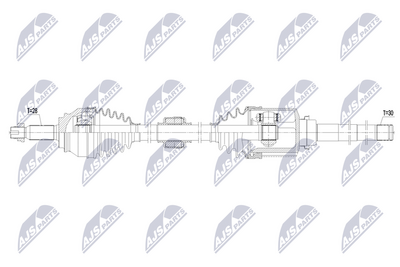 Приводной вал NTY NPW-MS-122