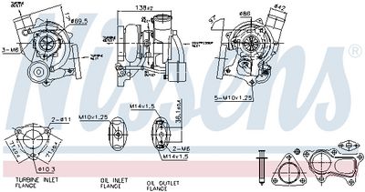 Компрессор, наддув NISSENS 93165