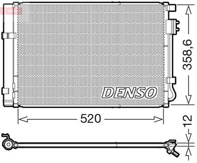 Конденсатор, кондиционер DENSO DCN41011