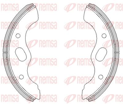 Bremžu loki REMSA 4463.00