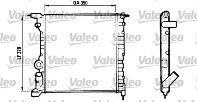 Radiators, Motora dzesēšanas sistēma VALEO 816656