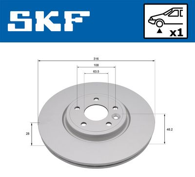  SKF VKBD 81362 V1