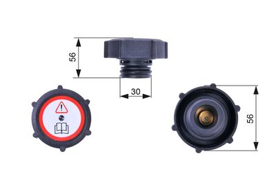 Vāciņš, Dzesēšanas šķidruma rezervuārs GATES RC243