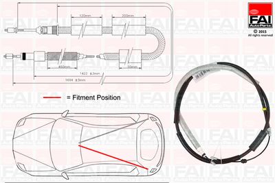 Trose, Stāvbremžu sistēma FAI AutoParts FBC0116