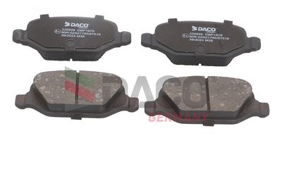 Bremžu uzliku kompl., Disku bremzes DACO 320926