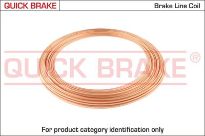 Bremžu sistēmas cauruļvads QUICK BRAKE 1942 CU RING