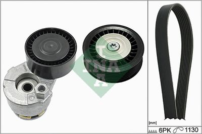 Ķīļrievu siksnu komplekts Schaeffler INA 529 0165 10